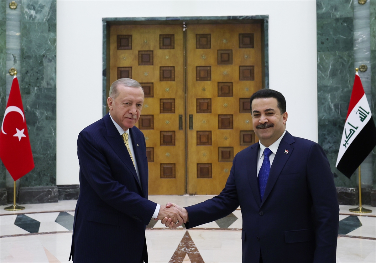 Cumhurbaşkanı Erdoğan'ın 12 yılın ardından Irak ziyaretinden kareler