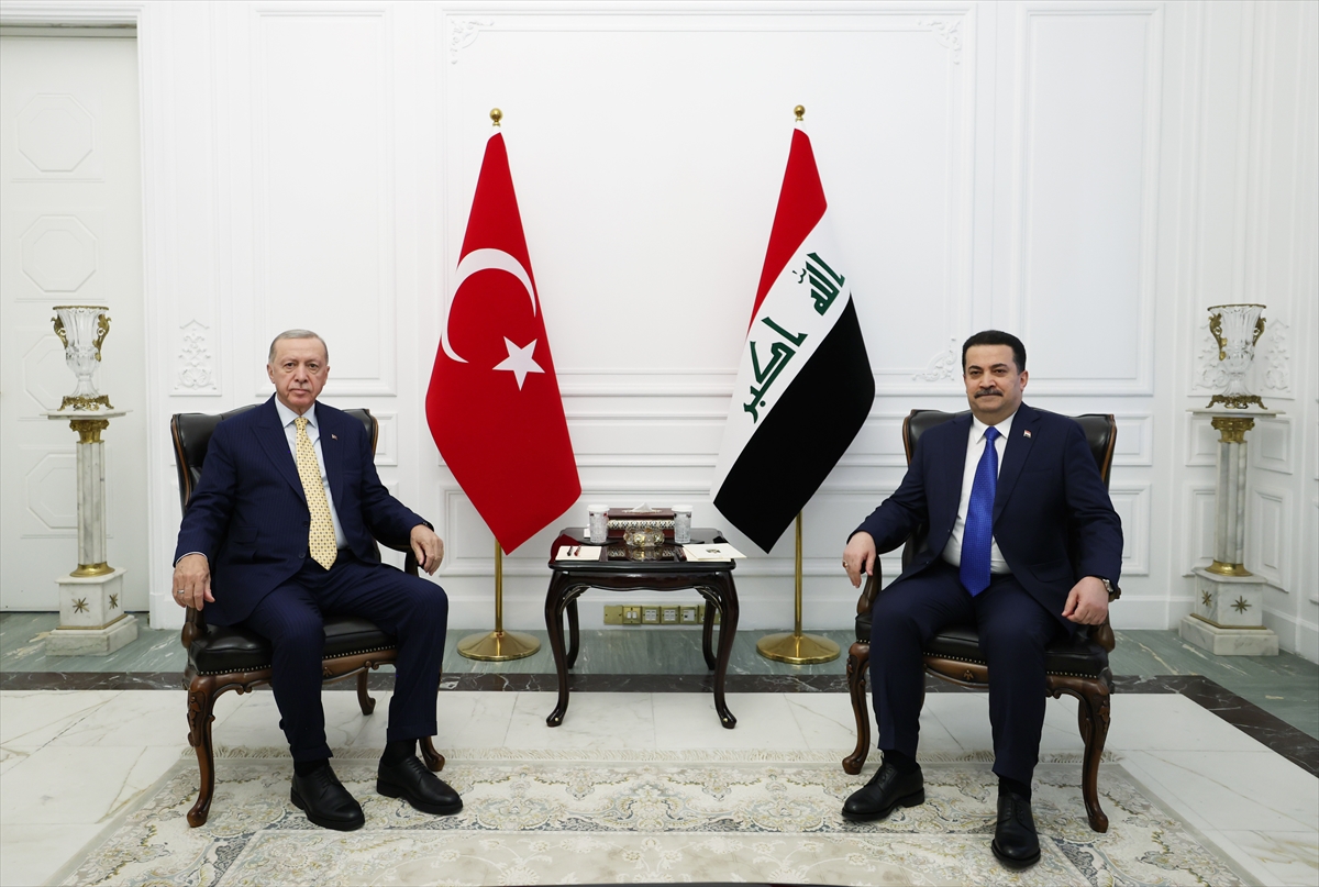 Cumhurbaşkanı Erdoğan'ın 12 yılın ardından Irak ziyaretinden kareler