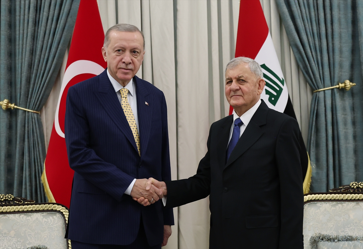 Cumhurbaşkanı Erdoğan'ın 12 yılın ardından Irak ziyaretinden kareler