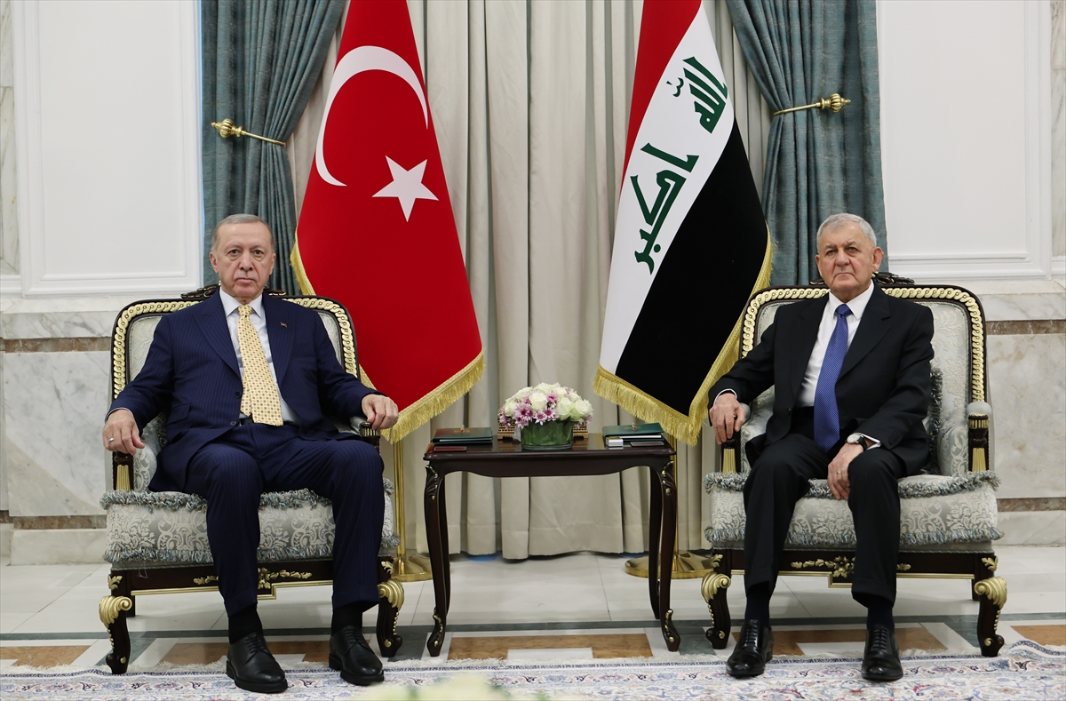 Cumhurbaşkanı Erdoğan'ın 12 yılın ardından Irak ziyaretinden kareler