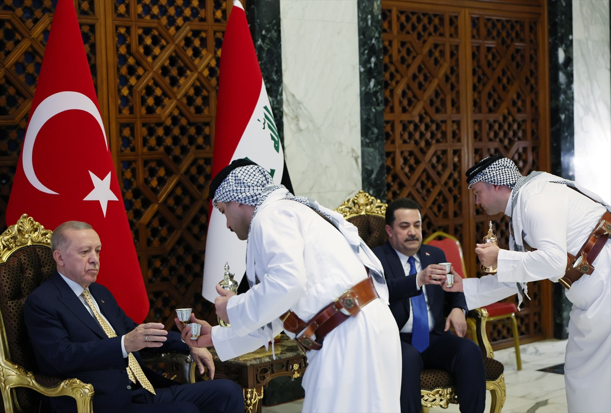 Cumhurbaşkanı Erdoğan'ın 12 yılın ardından Irak ziyaretinden kareler