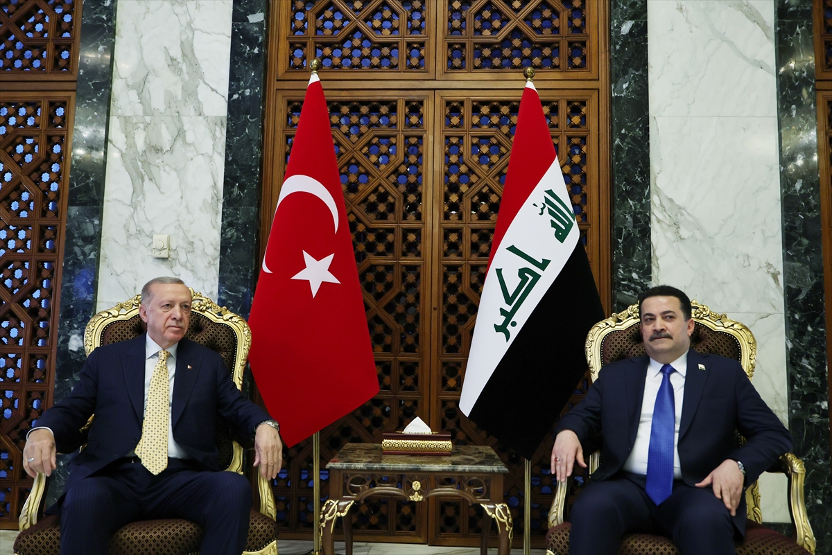 Cumhurbaşkanı Erdoğan'ın 12 yılın ardından Irak ziyaretinden kareler