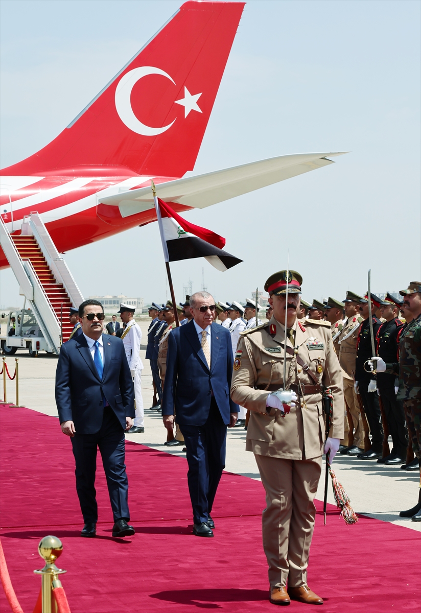 Cumhurbaşkanı Erdoğan'ın 12 yılın ardından Irak ziyaretinden kareler