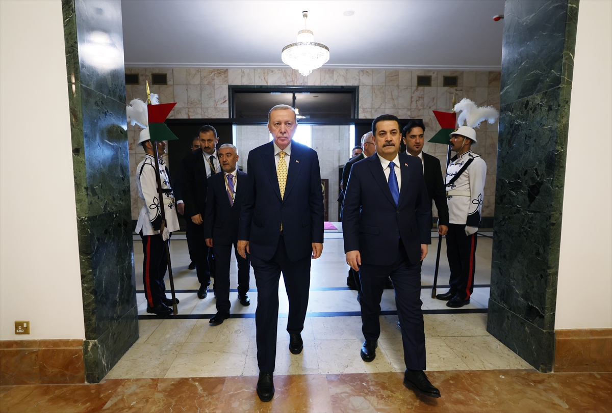 Cumhurbaşkanı Erdoğan'ın 12 yılın ardından Irak ziyaretinden kareler