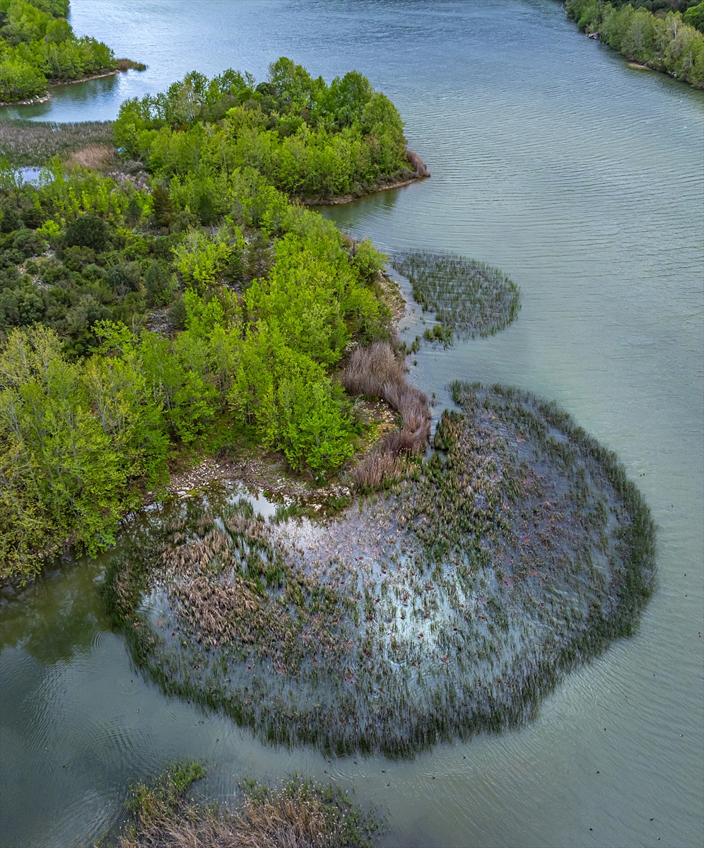 Isparta'da yeşile büründü: Kovada gölü eşsiz manzarasıyla büyülüyor