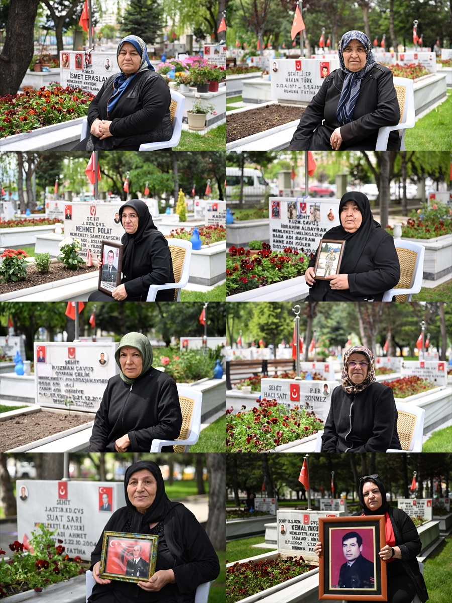 Anneler Günü'nde şehitlikte yürek dağlayan buluşma