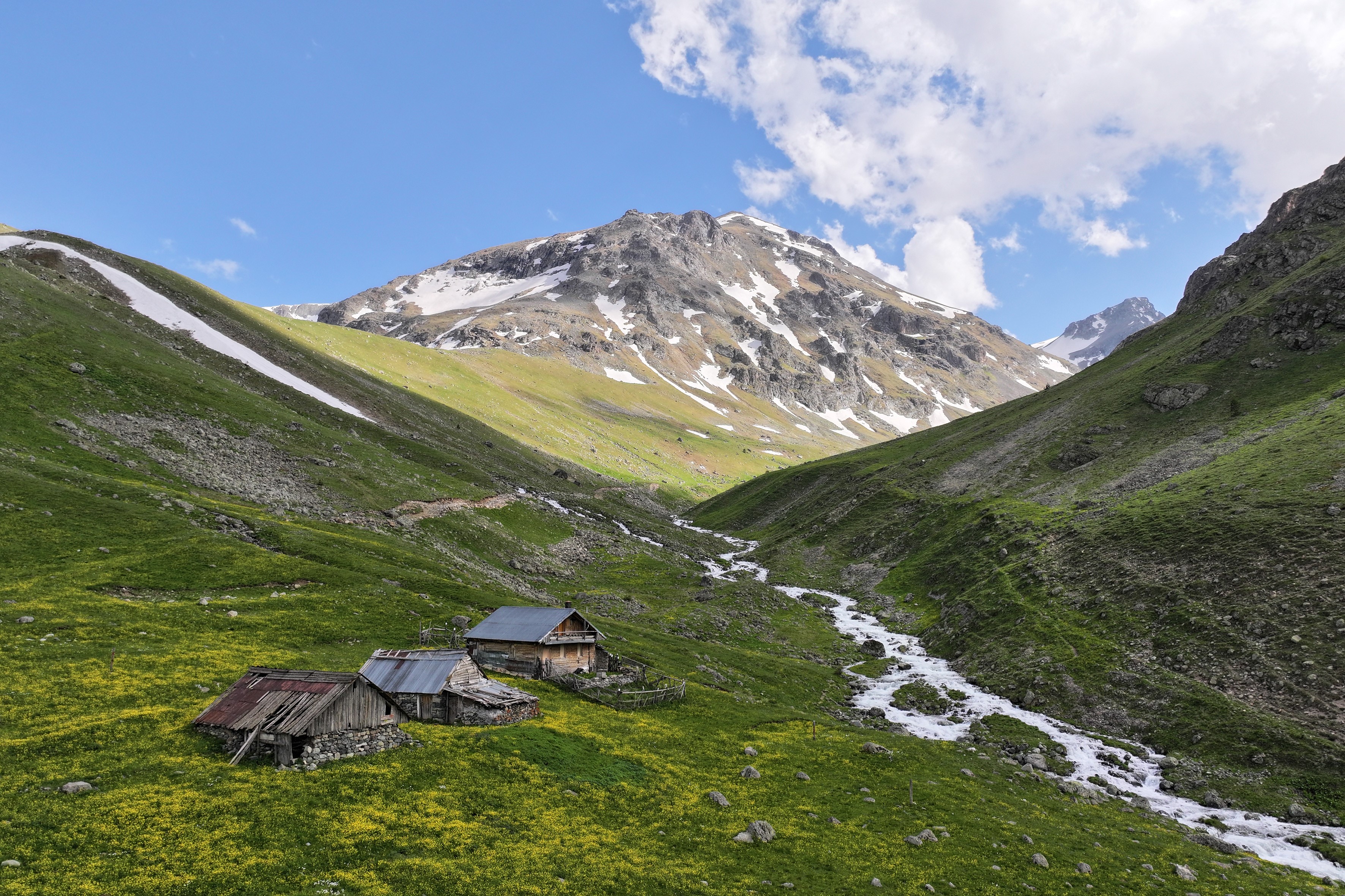 Yazın geldiği Dulağa Yaylası, Alpler'i aratmıyor