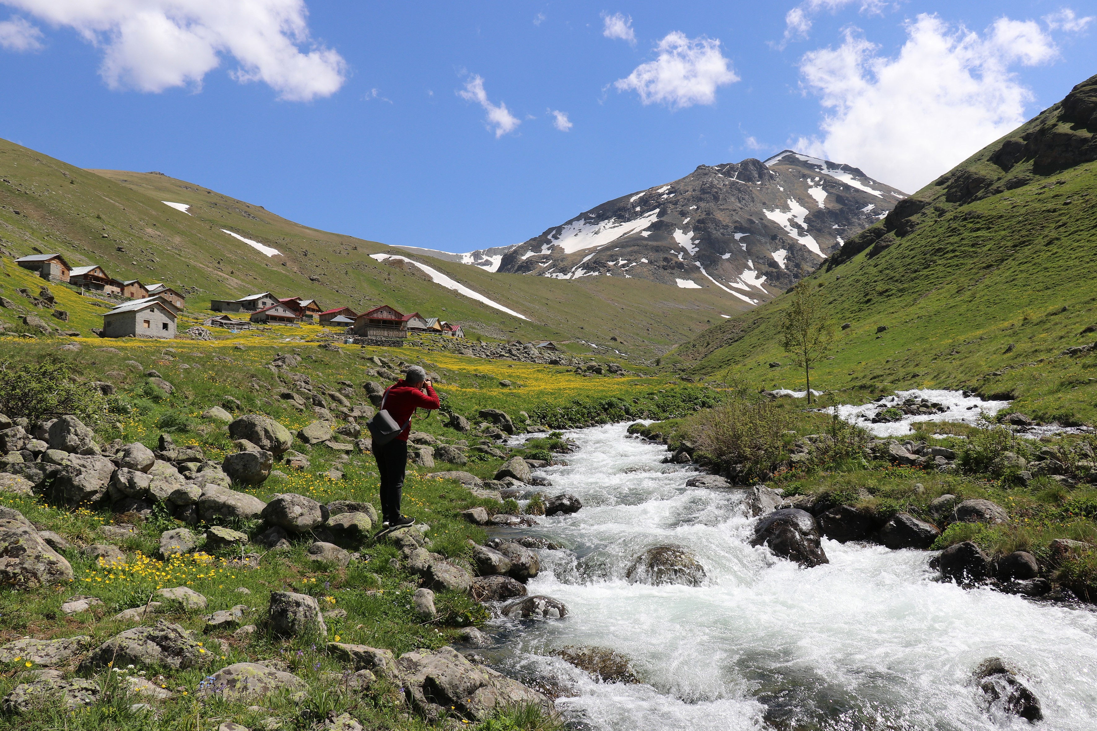 Yazın geldiği Dulağa Yaylası, Alpler'i aratmıyor