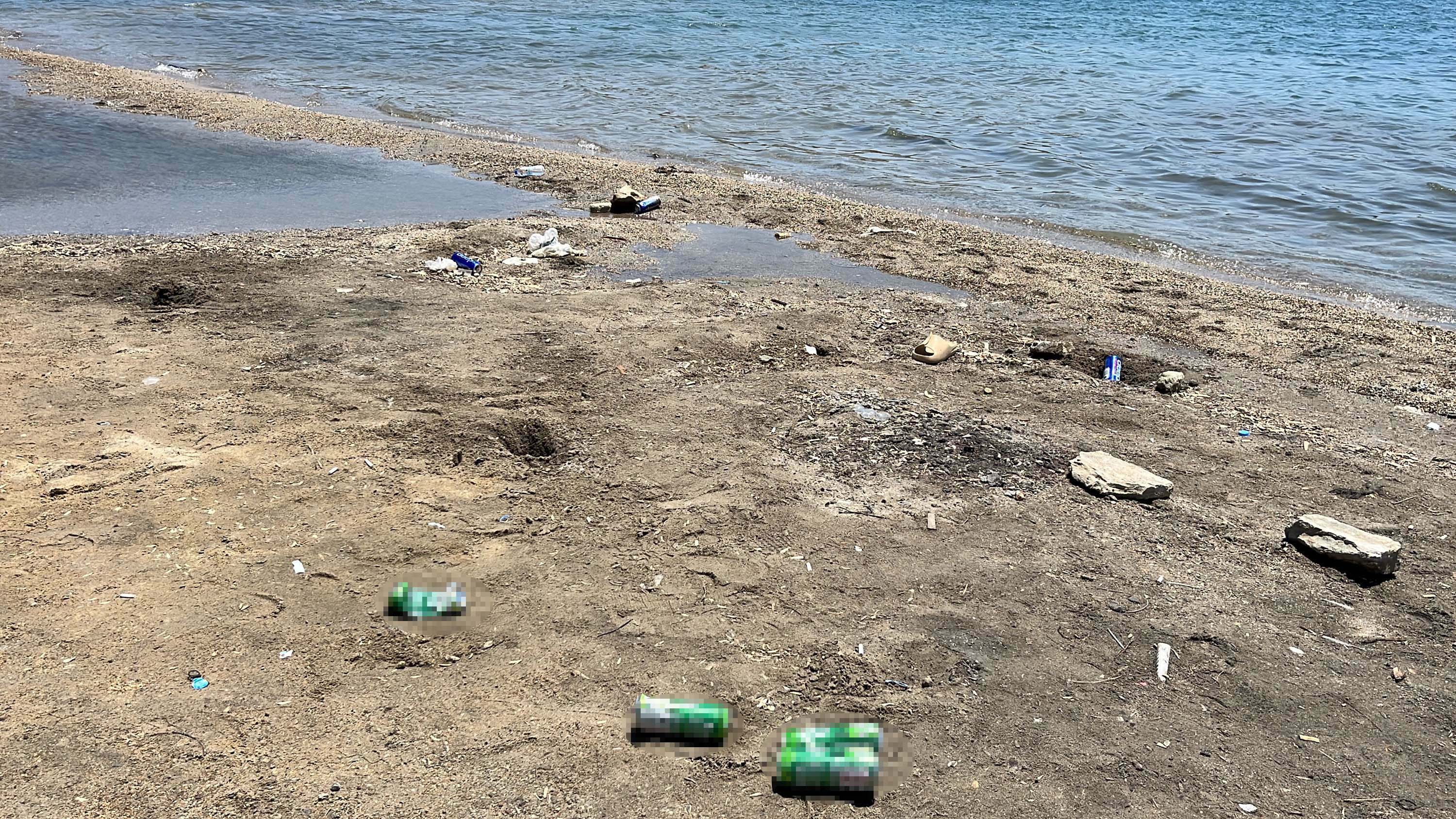 Bodrum'da tatil bitti, geriye çöpler kaldı