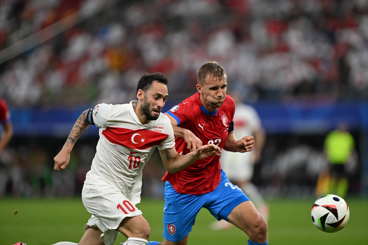 EURO 2024 Türkiye - Çekya maçından kareler