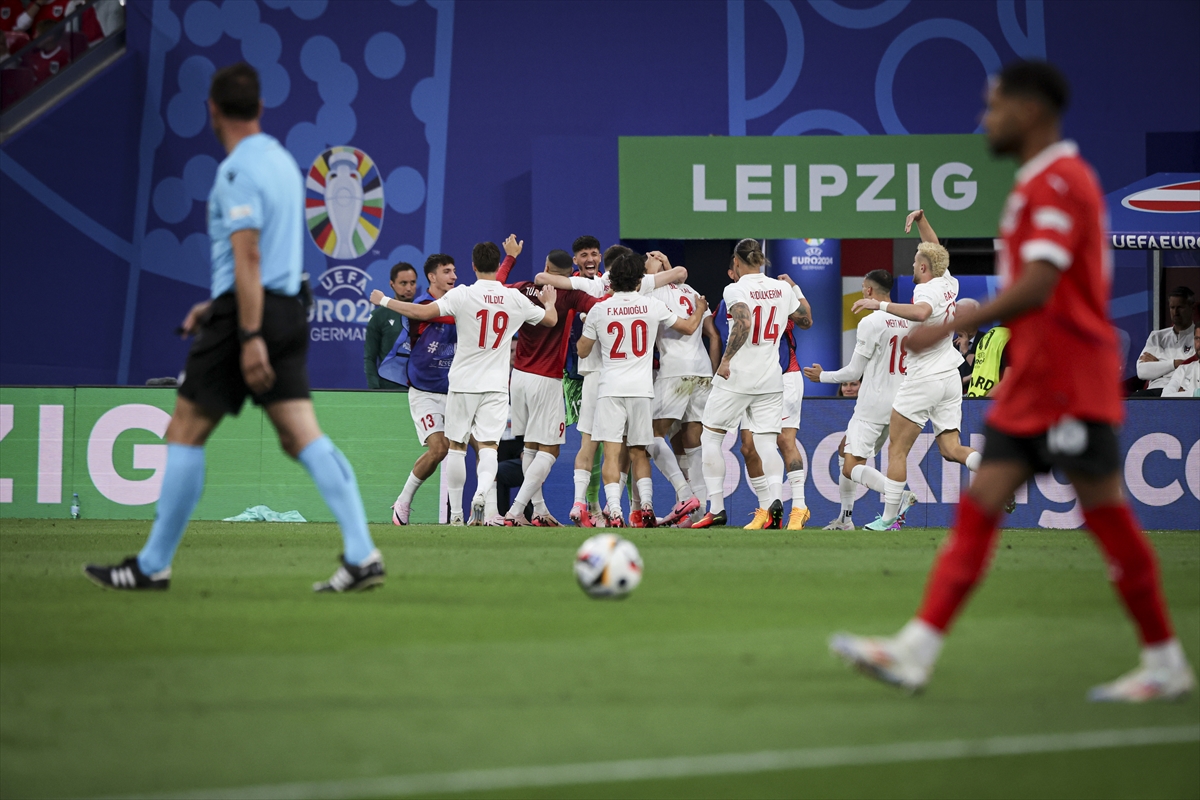 EURO 2024 Türkiye - Avusturya maçından kareler