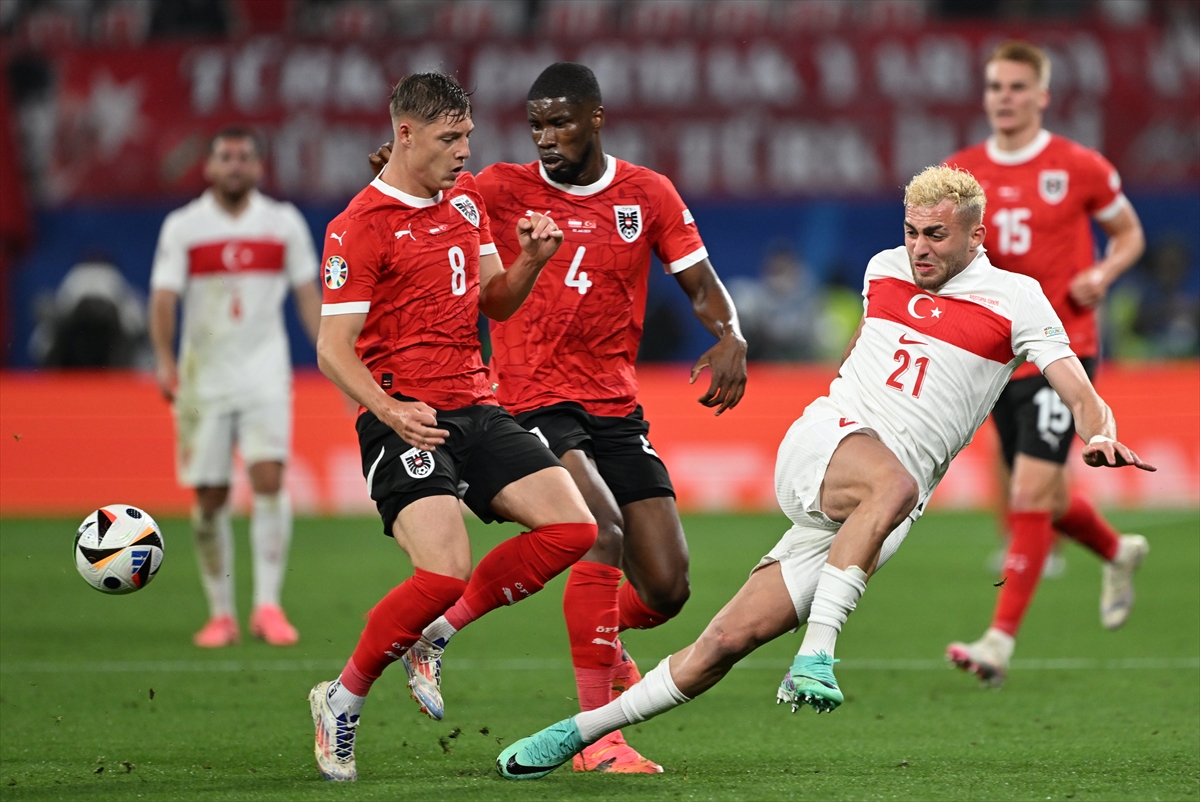 EURO 2024 Türkiye - Avusturya maçından kareler