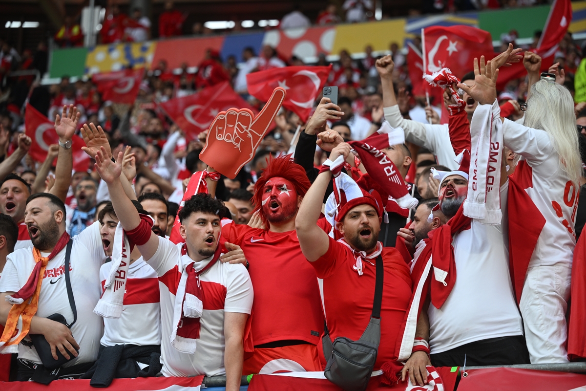 EURO 2024 Türkiye - Avusturya maçından kareler