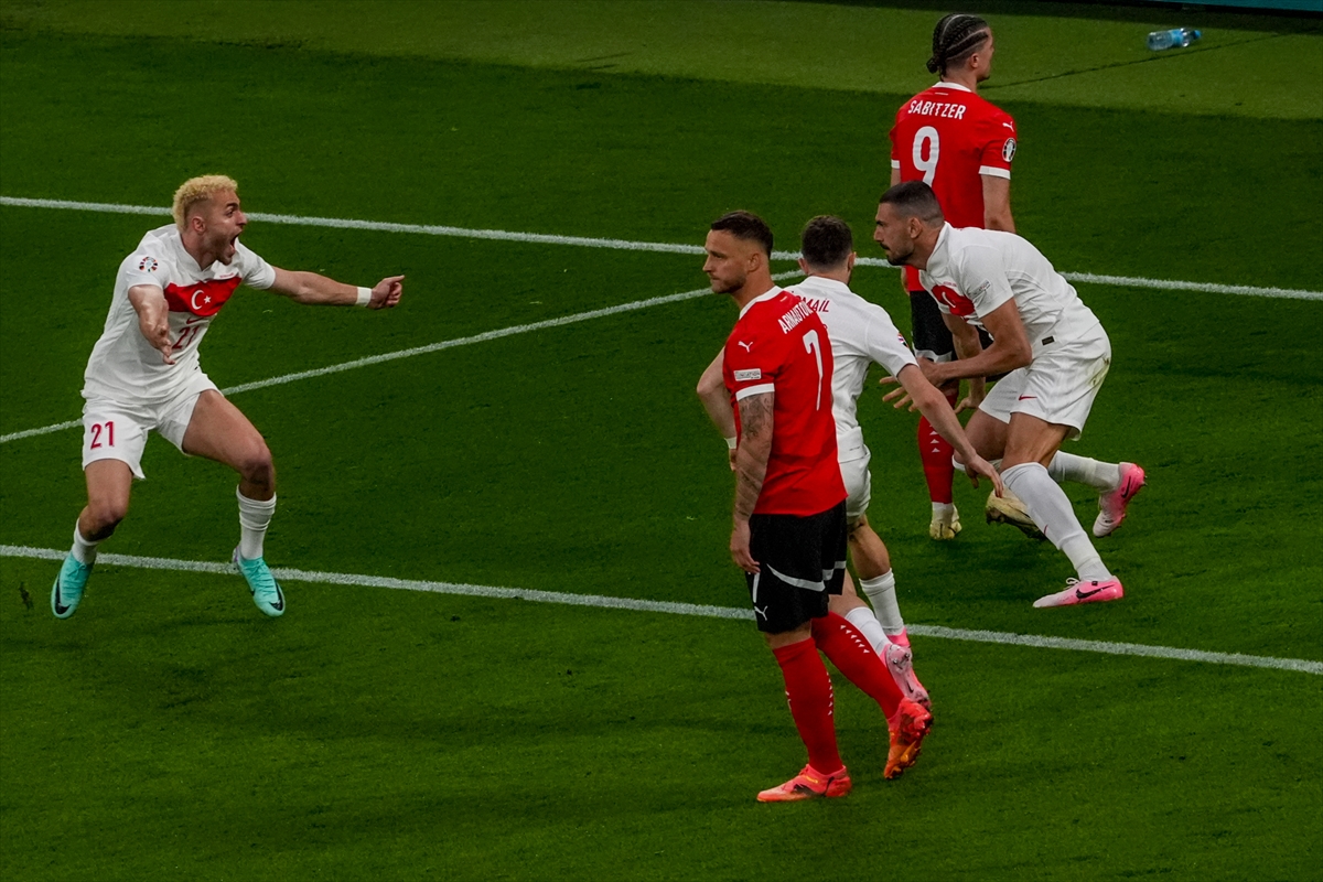 EURO 2024 Türkiye - Avusturya maçından kareler