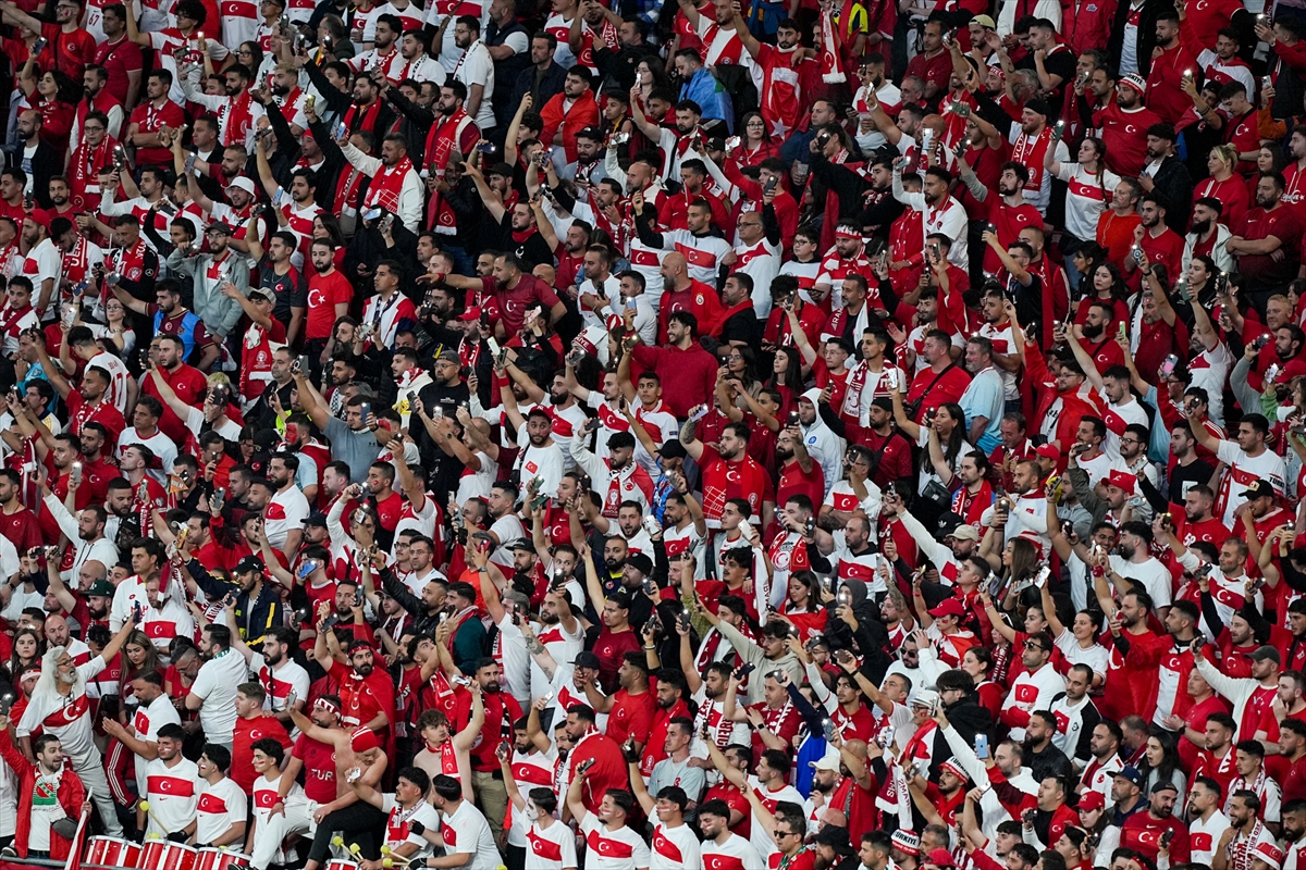 EURO 2024 Türkiye - Avusturya maçından kareler