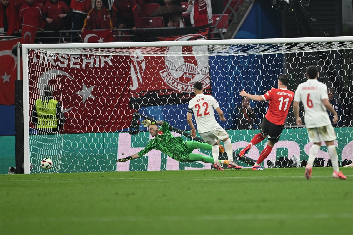 EURO 2024 Türkiye - Avusturya maçından kareler