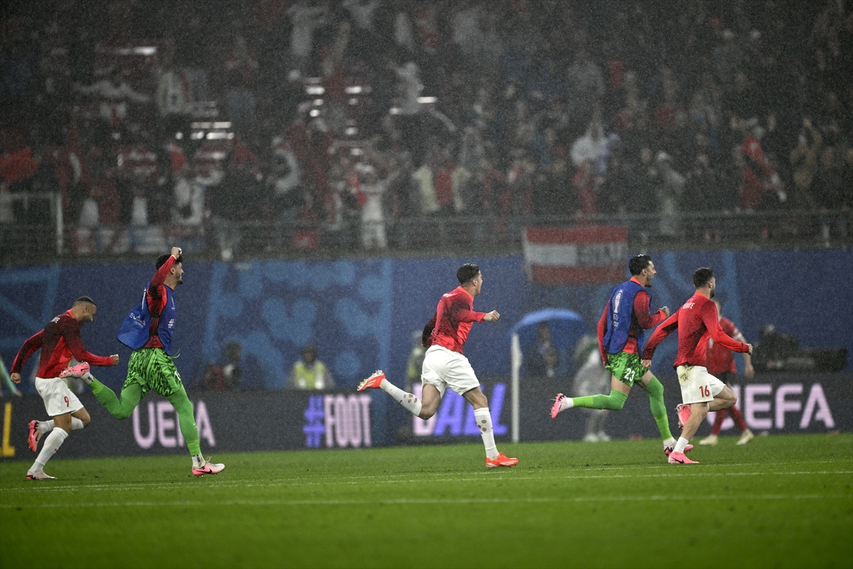 EURO 2024 Türkiye - Avusturya maçından kareler