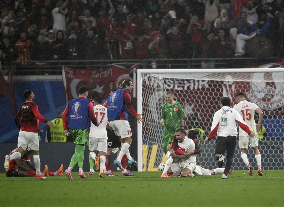 EURO 2024 Türkiye - Avusturya maçından kareler