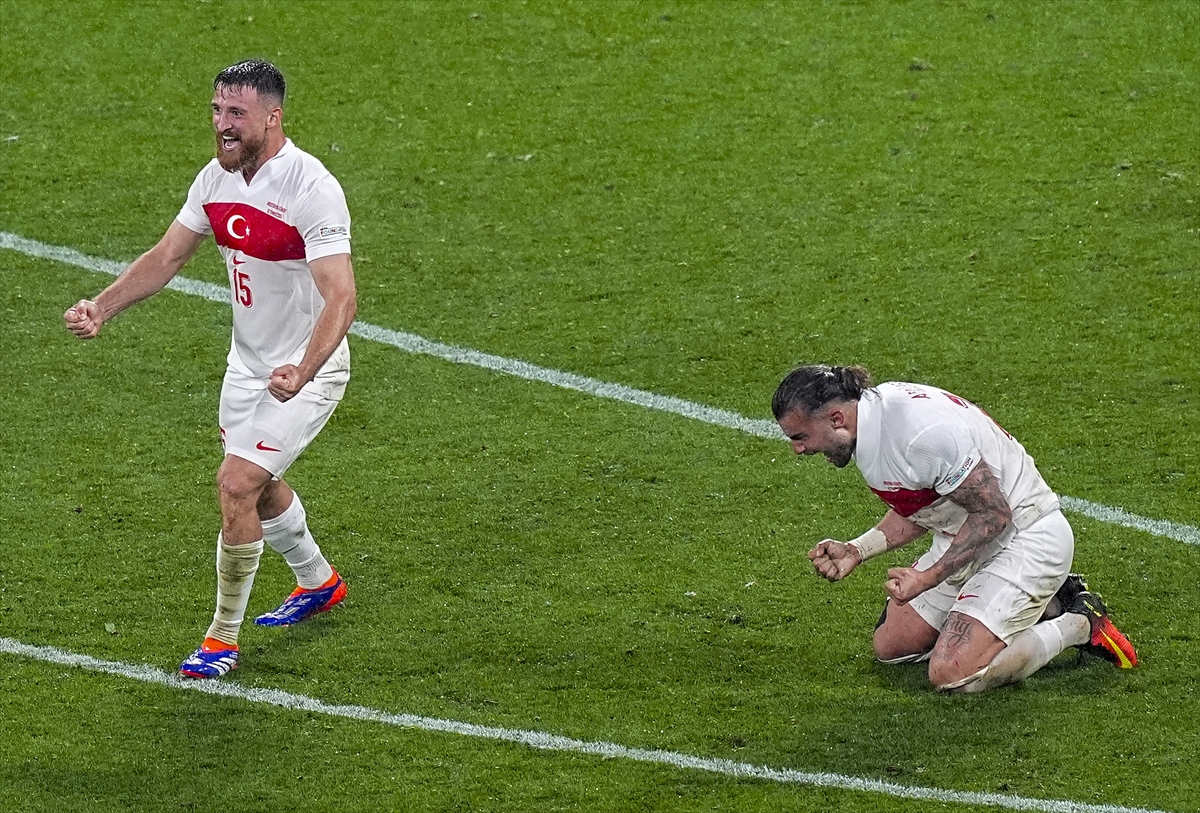 EURO 2024 Türkiye - Avusturya maçından kareler