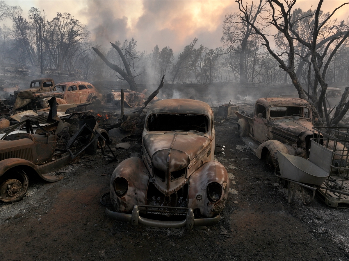 Kaliforniya'da orman yangınlarıyla mücadele