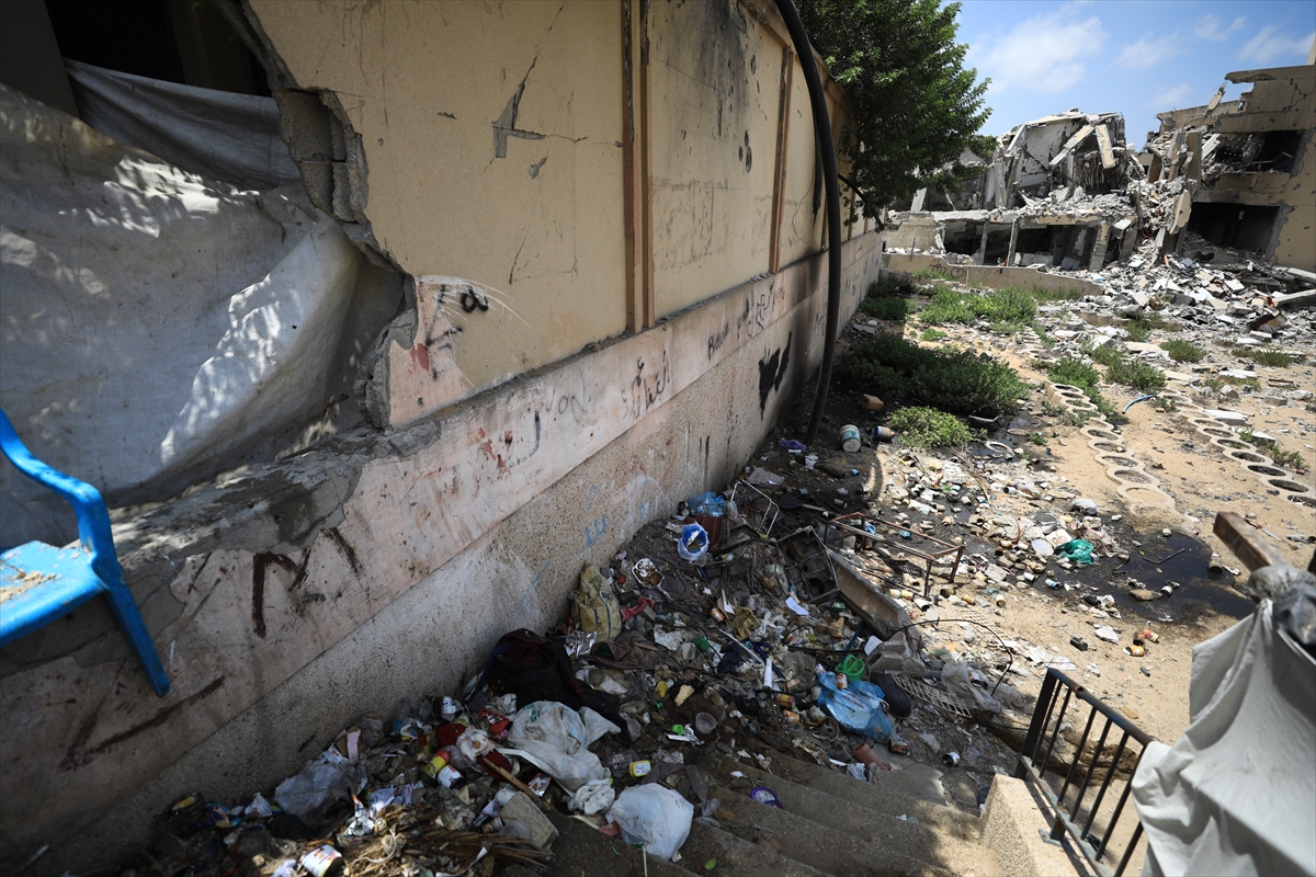 Gazze'de hijyen krizi: Çocuklarda cilt hastalıkları başladı