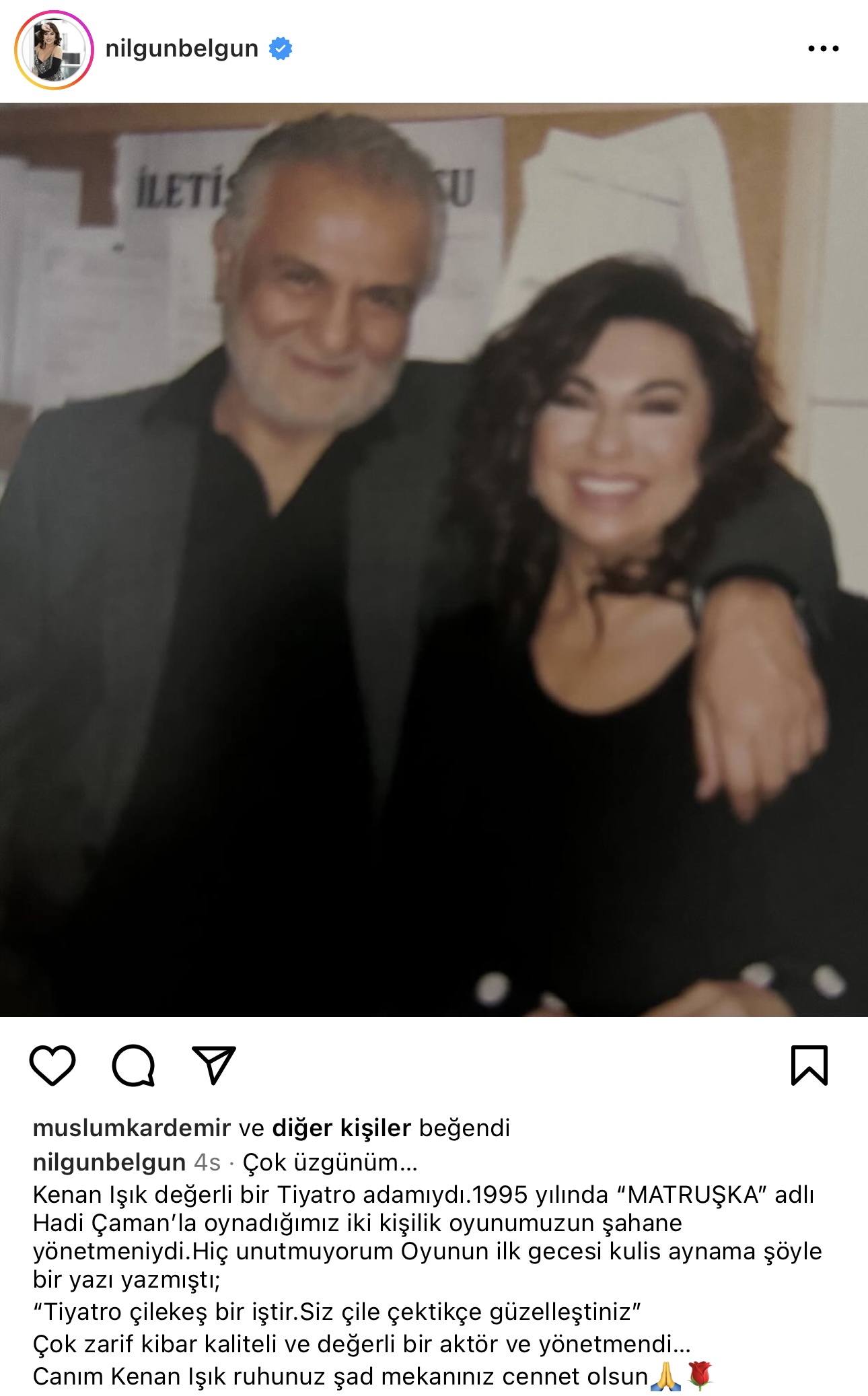 Ünlülerden Kenan Işık'a veda