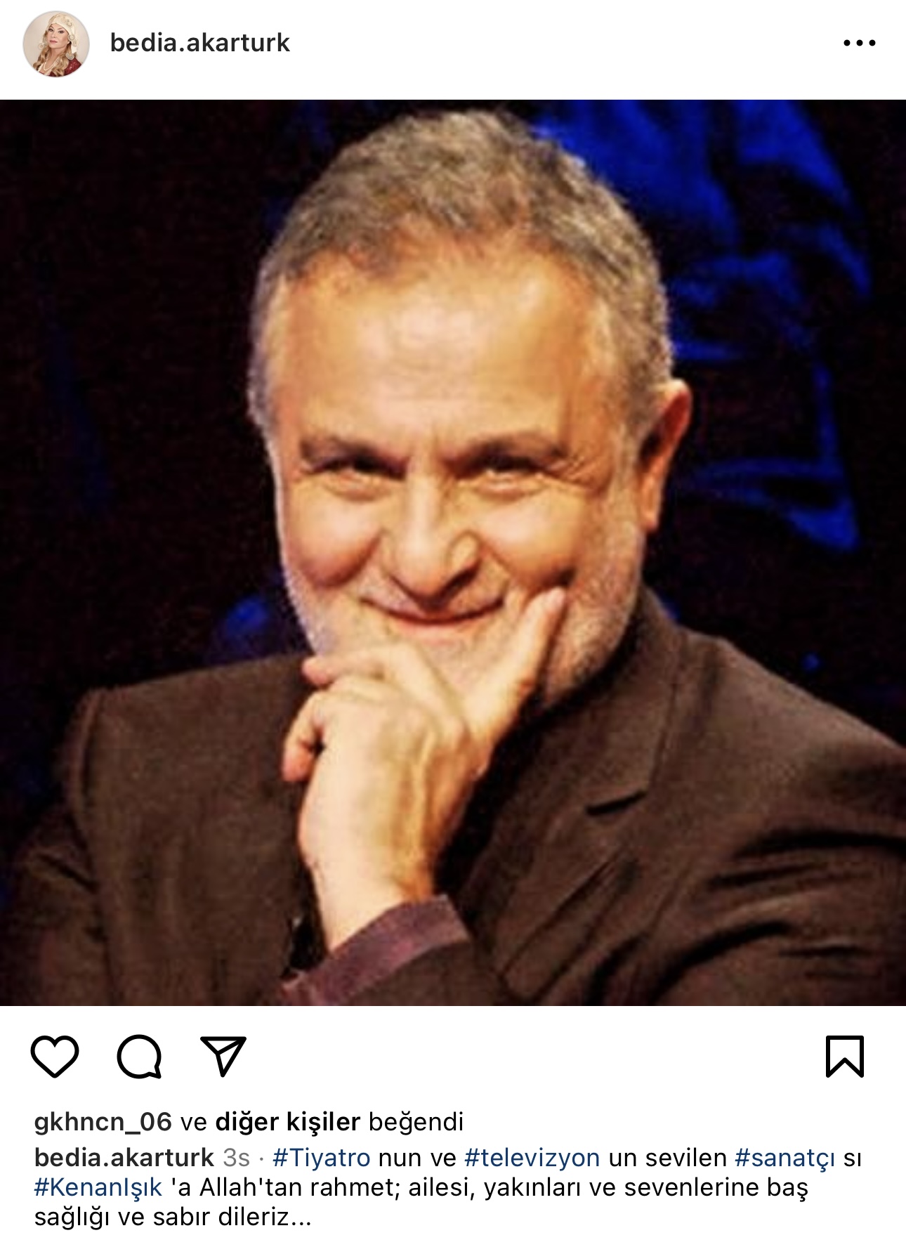 Ünlülerden Kenan Işık'a veda