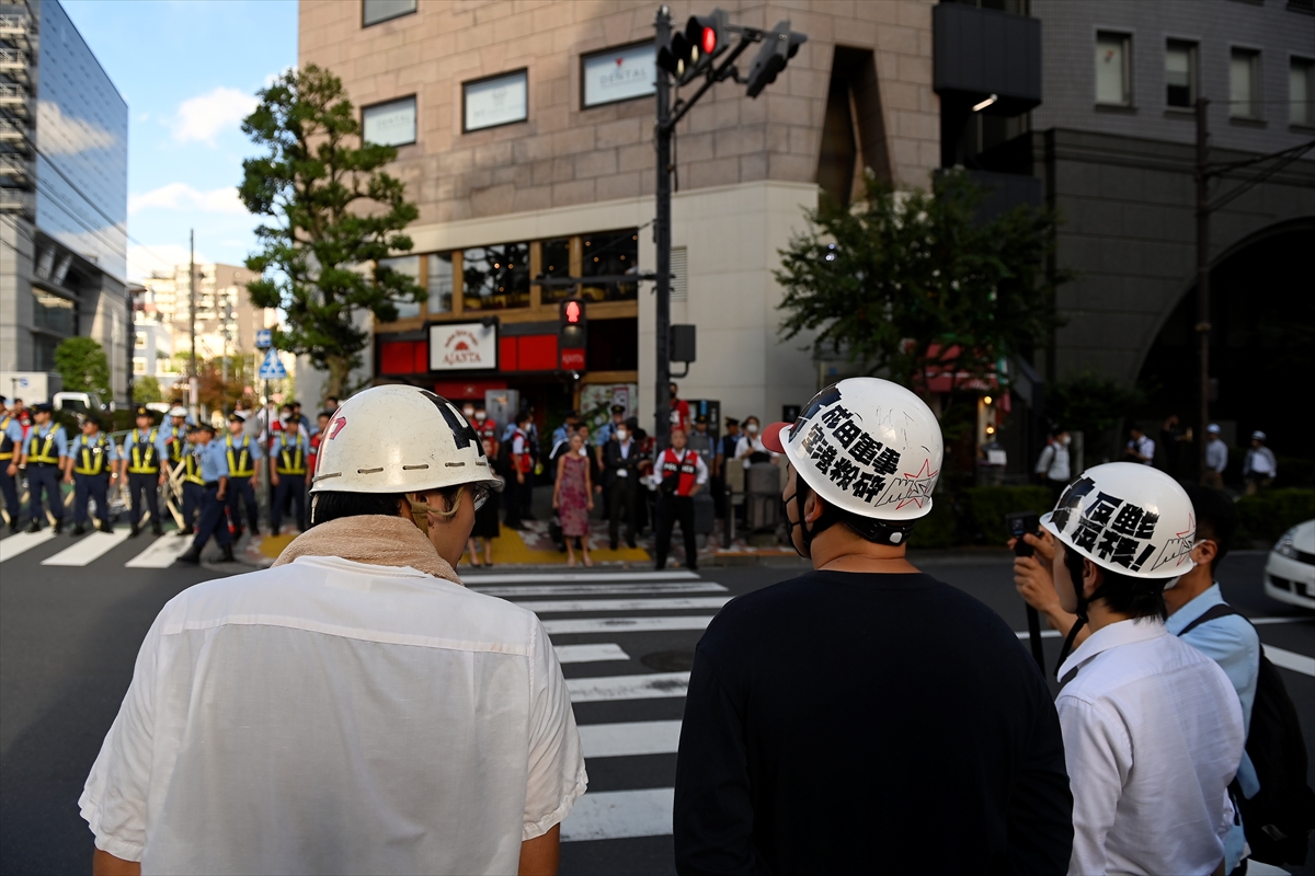 Tokyo'da Filistin yürüyüşü