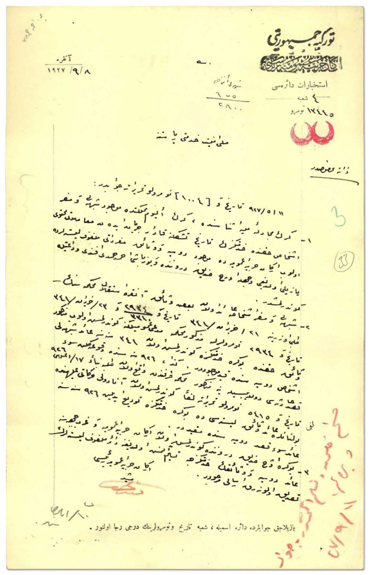 MİT, özel koleksiyondan 1920-1948 arası istihbarat raporlarını yayımladı