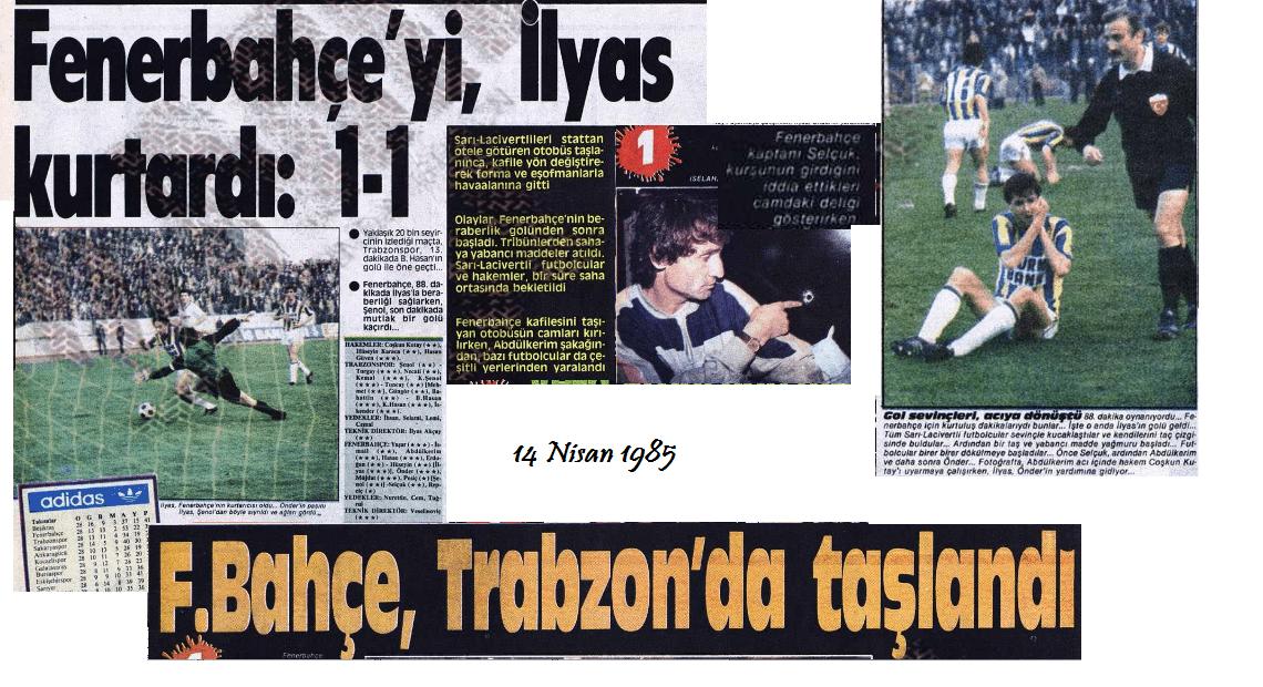 Unutulmaz Trabzonspor-Fenerbahçe maçları
