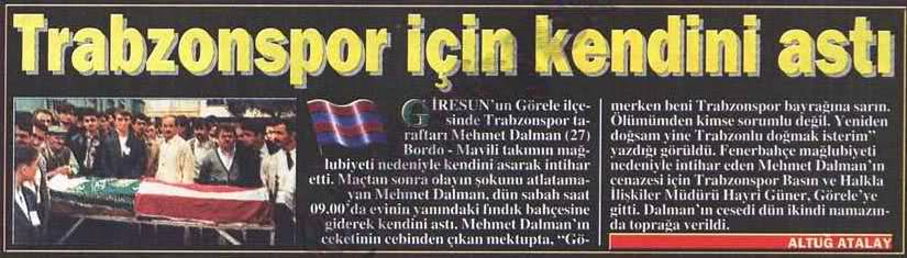 Unutulmaz Trabzonspor-Fenerbahçe maçları