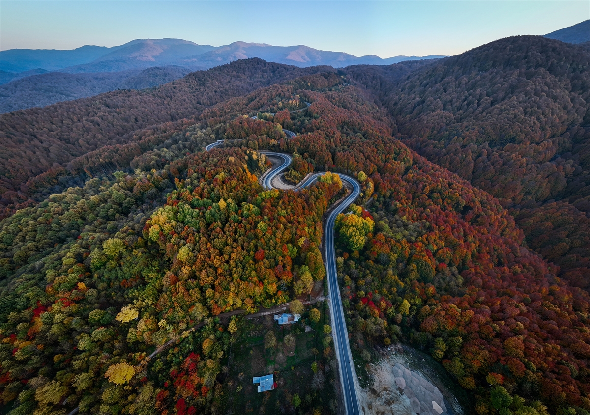 Domaniç Dağları'nda rengarenk sonbahar