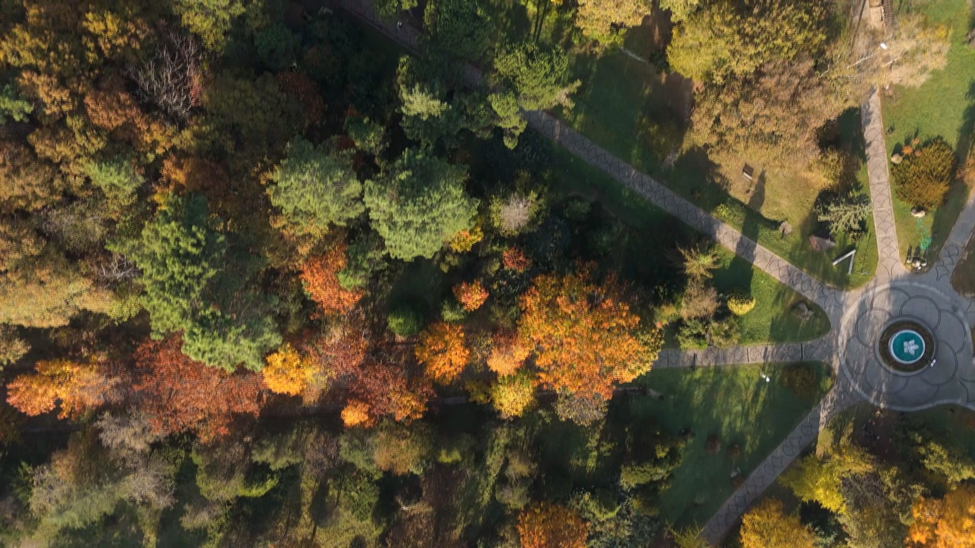 Atatürk Arboretumu’nda kartpostallık sonbahar görüntüleri