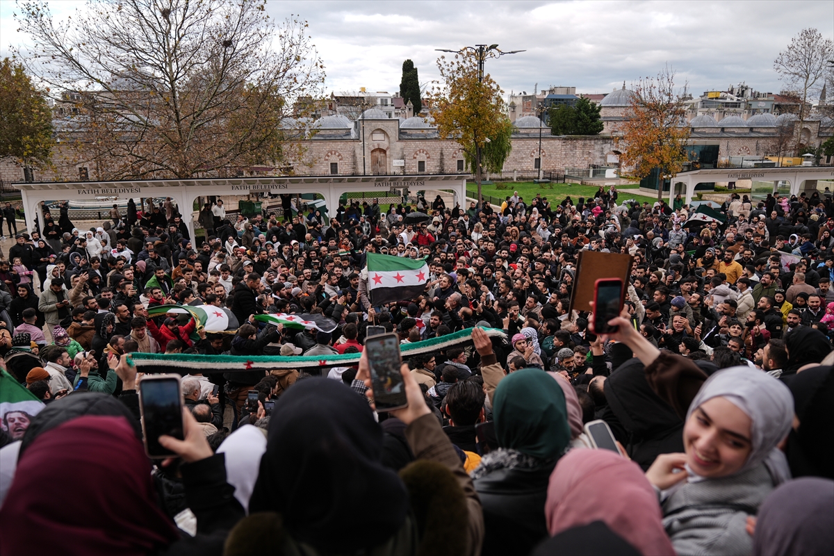 Suriyeliler Türkiye'de kutlama yapıyor