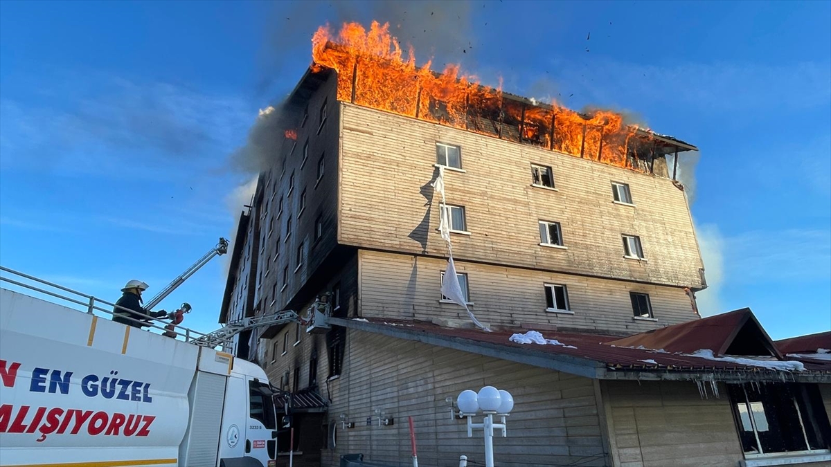Kartalkaya'da yangın faciası