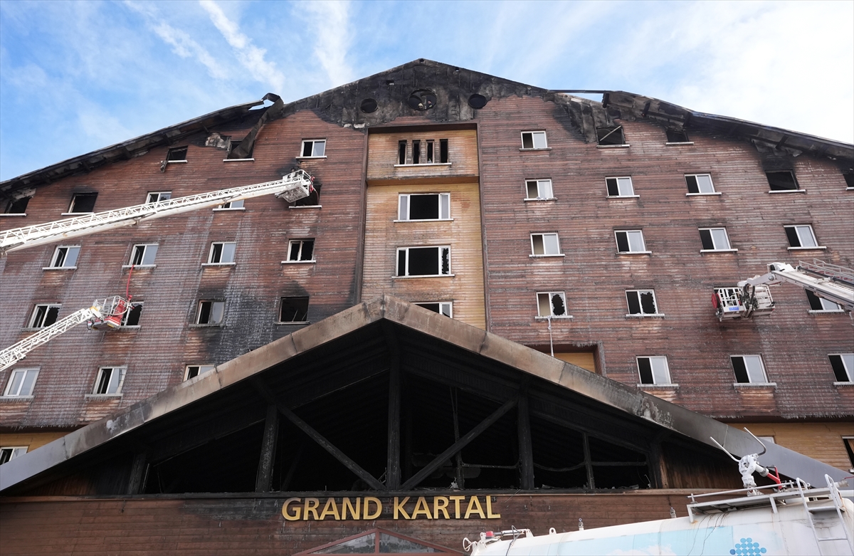 Kartalkaya'da yangın faciası