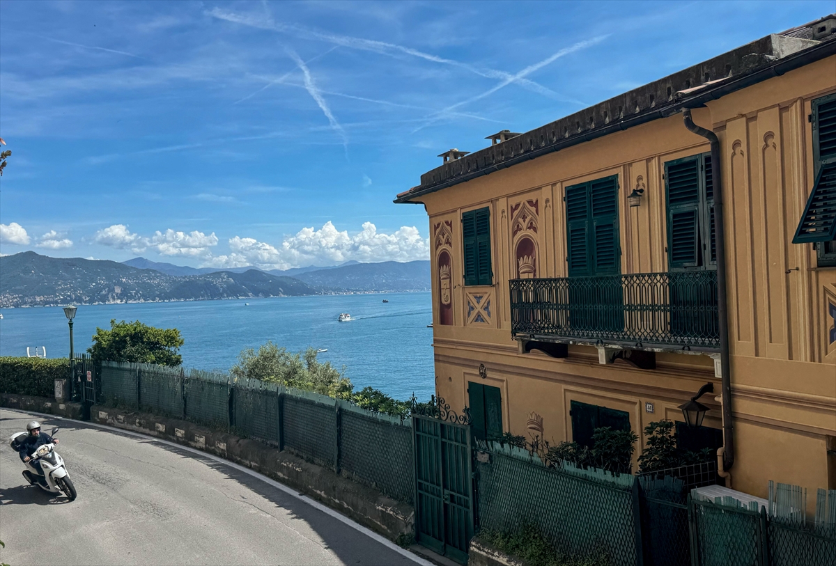 Renkli evleriyle Portofino