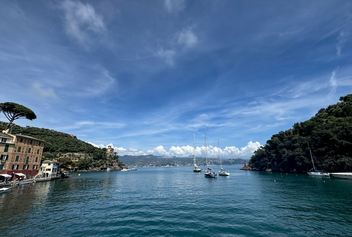 Renkli evleriyle Portofino