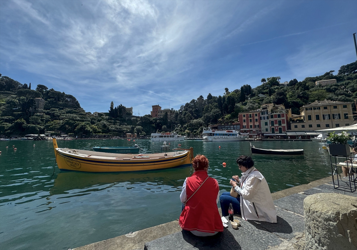 Renkli evleriyle Portofino