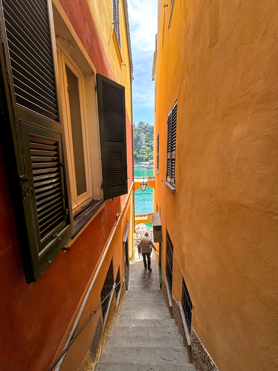 Renkli evleriyle Portofino