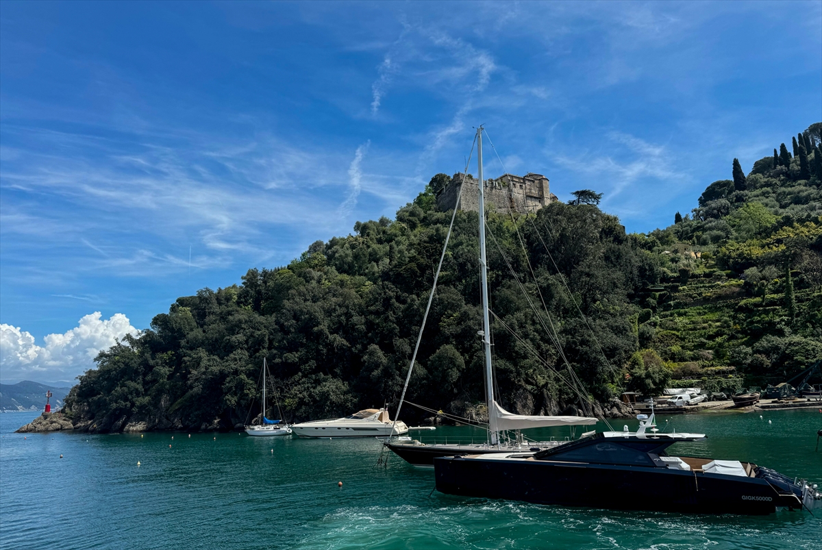 Renkli evleriyle Portofino