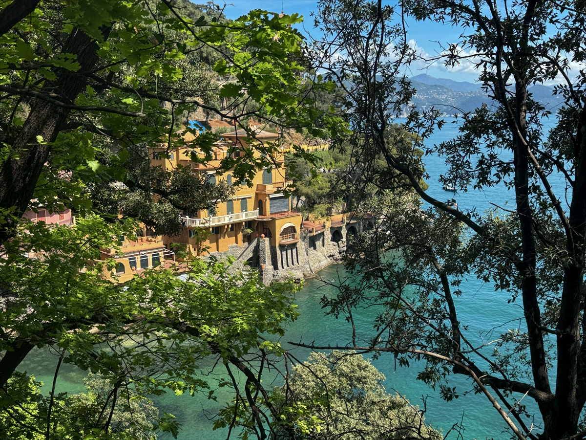 Renkli evleriyle Portofino