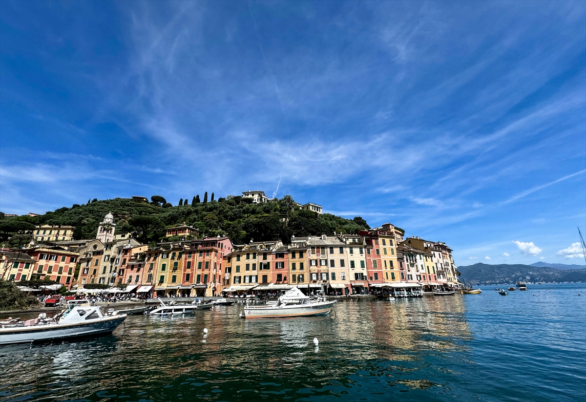 Renkli evleriyle Portofino