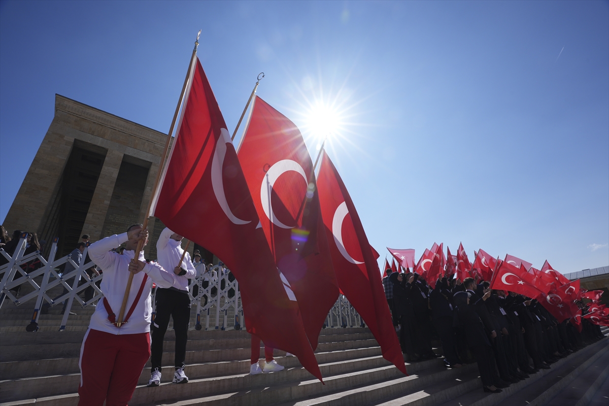 19 Mayıs coşkusu Anıtkabir’de yankılandı
