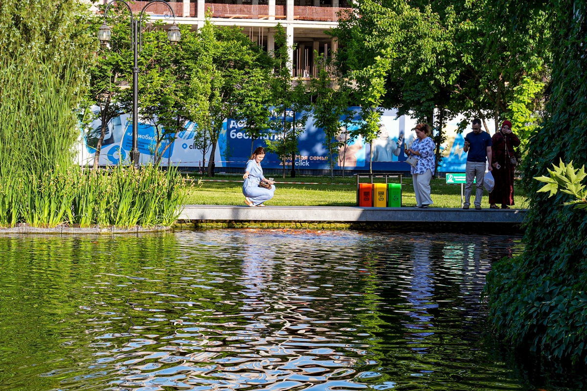 Özbekistan'nın tarihi kenti Taşkent'te günlük yaşam