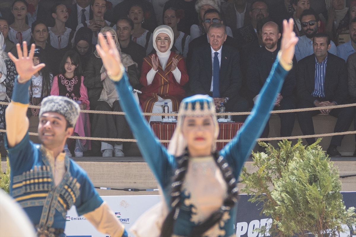 Cumhurbaşkanı Erdoğan 7. Etnospor Kültür Festivali’nde