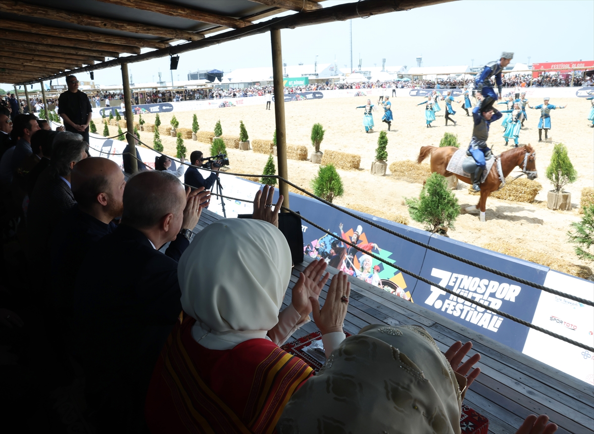 Cumhurbaşkanı Erdoğan 7. Etnospor Kültür Festivali’nde