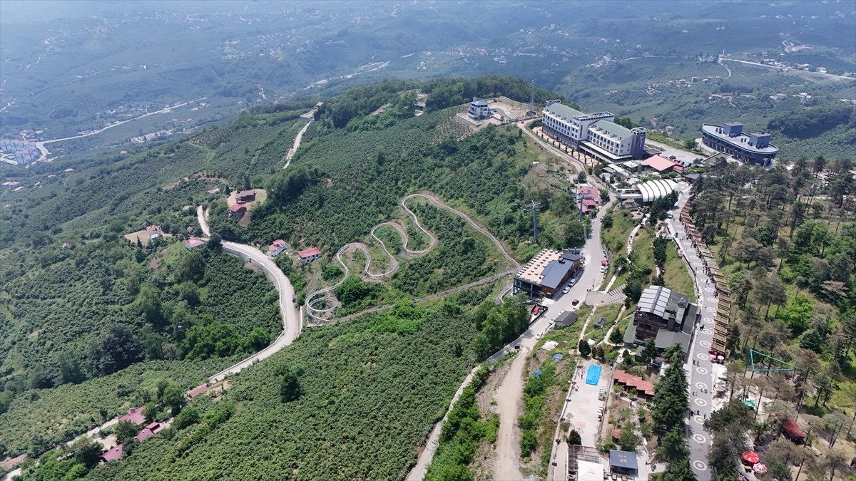 Ordu'da yamaç paraşütü heyecanı