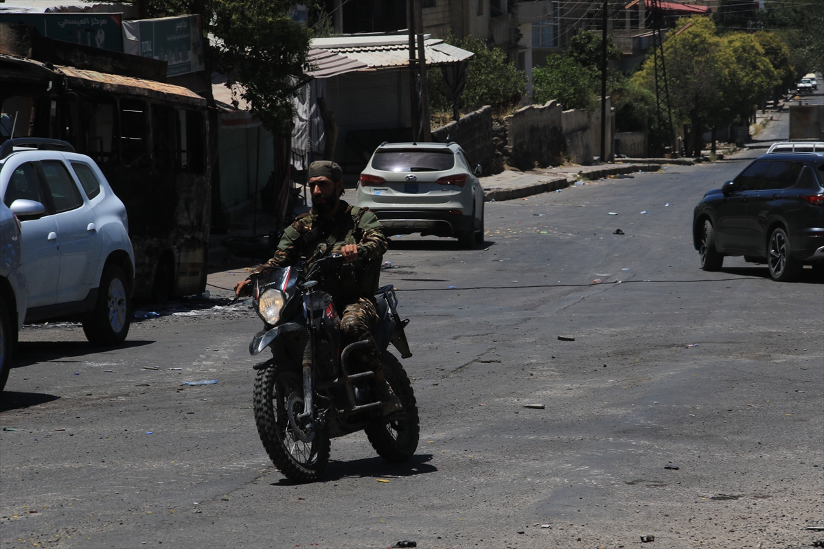Süveyda'da güvenlik güçleri ile Dürzi gruplar arasındaki çatışmalar