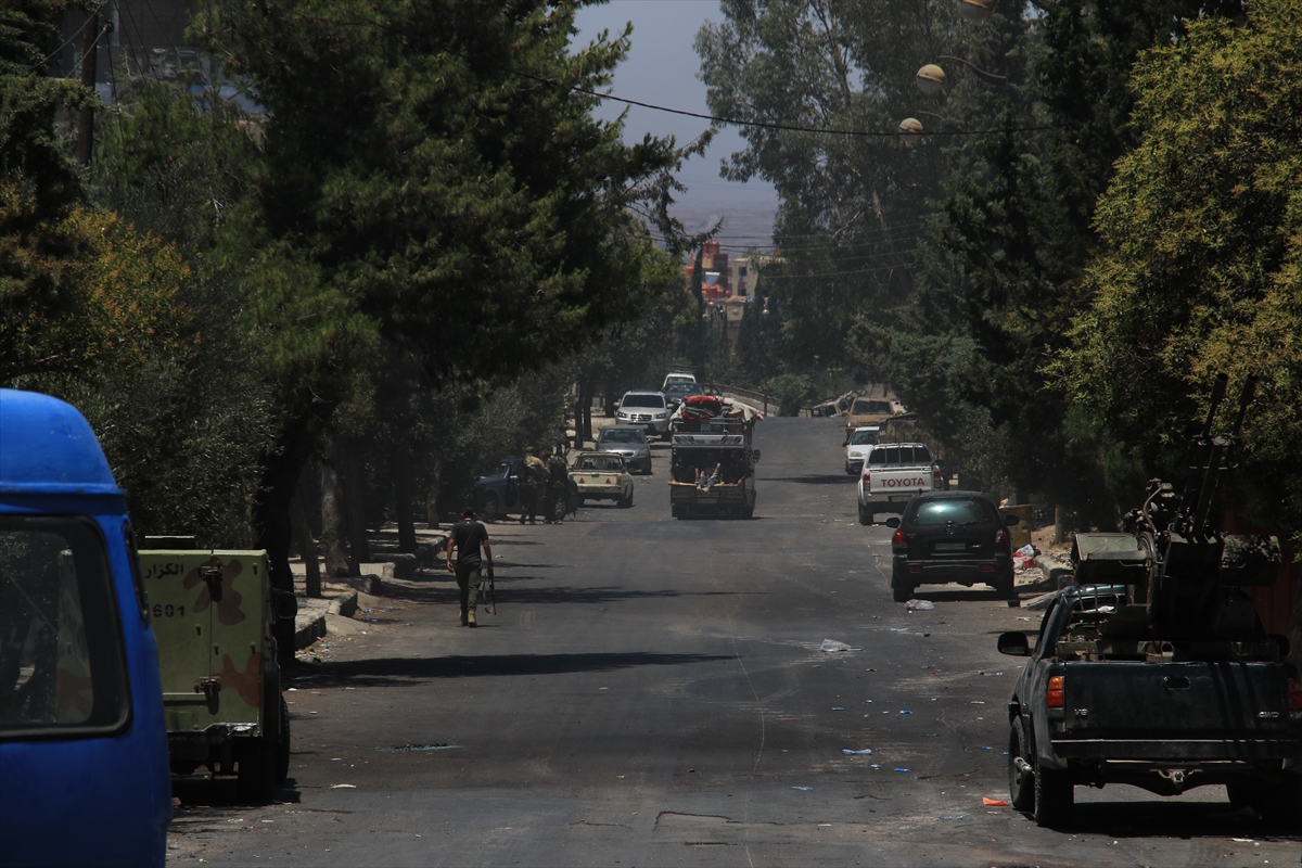 Süveyda'da güvenlik güçleri ile Dürzi gruplar arasındaki çatışmalar